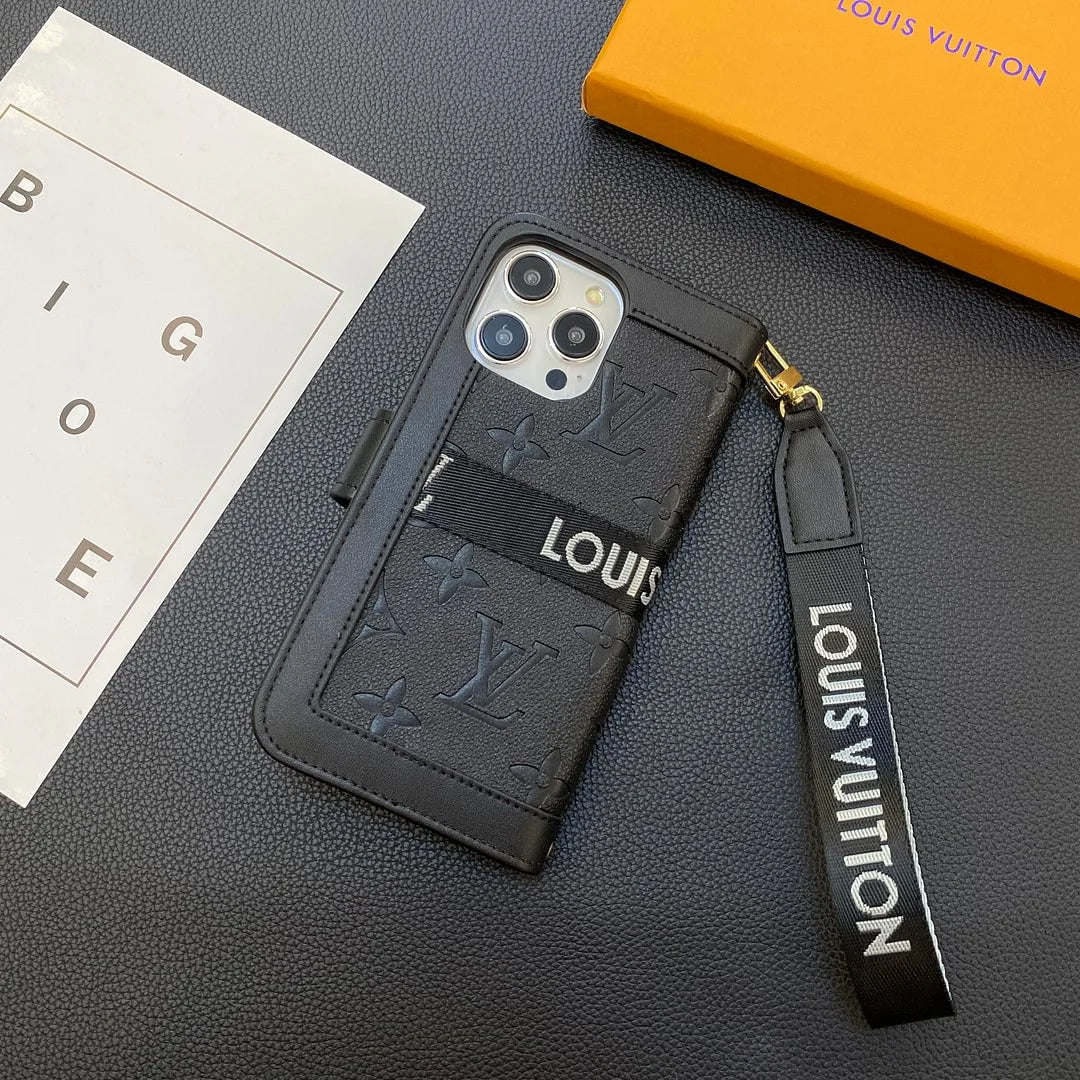 LV Iphone 17 Cardholder Case – Premium Designer Phone Case