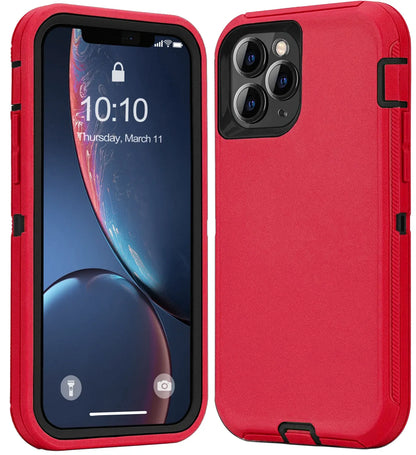 For iPhone 16 17 15 Pro Max 14 13 12 11 Phone Case Heavy Duty Shockproof