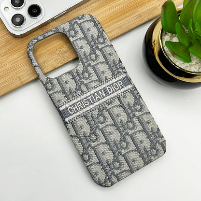 Luxury Dior Brand Vertical Belt Stitched Case Cover For iPhone 16 case