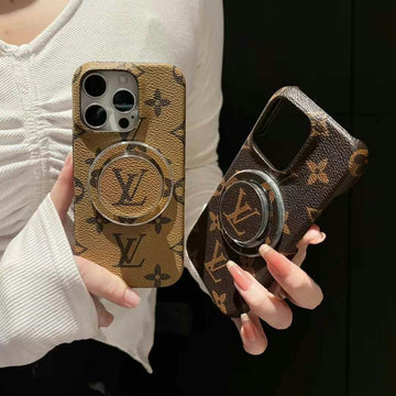 Louis Vuitton iPhone 13 case – luxury leather slim LV monogram designer phone cover