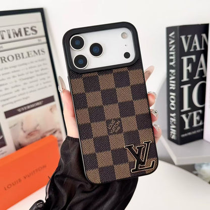 Louis Vuitton iPhone 13 case – luxury premium leather LV monogram designer phone cover