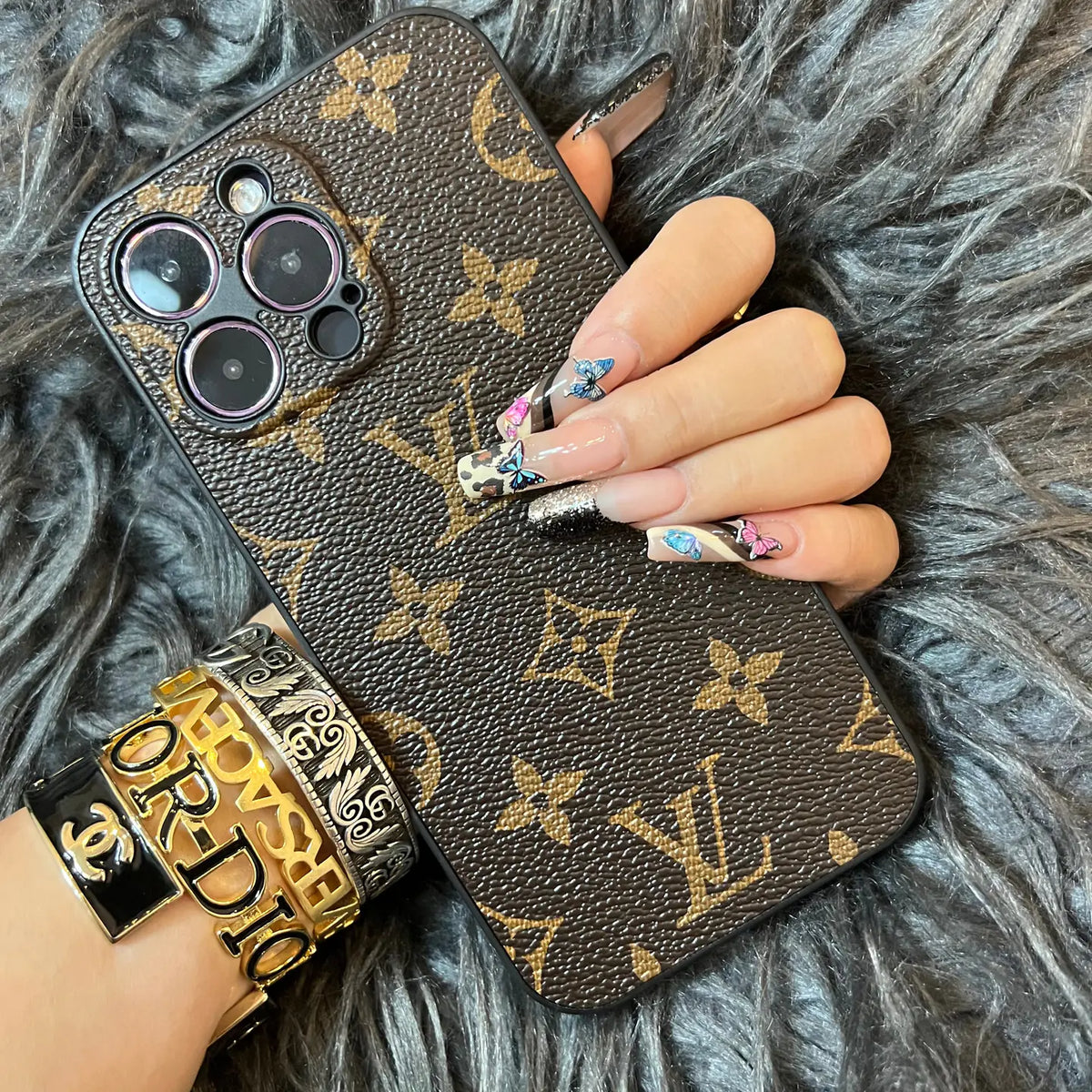 Louis Vuitton iPhone 13 case – monogram magsafe shockproof LV monogram designer phone cover