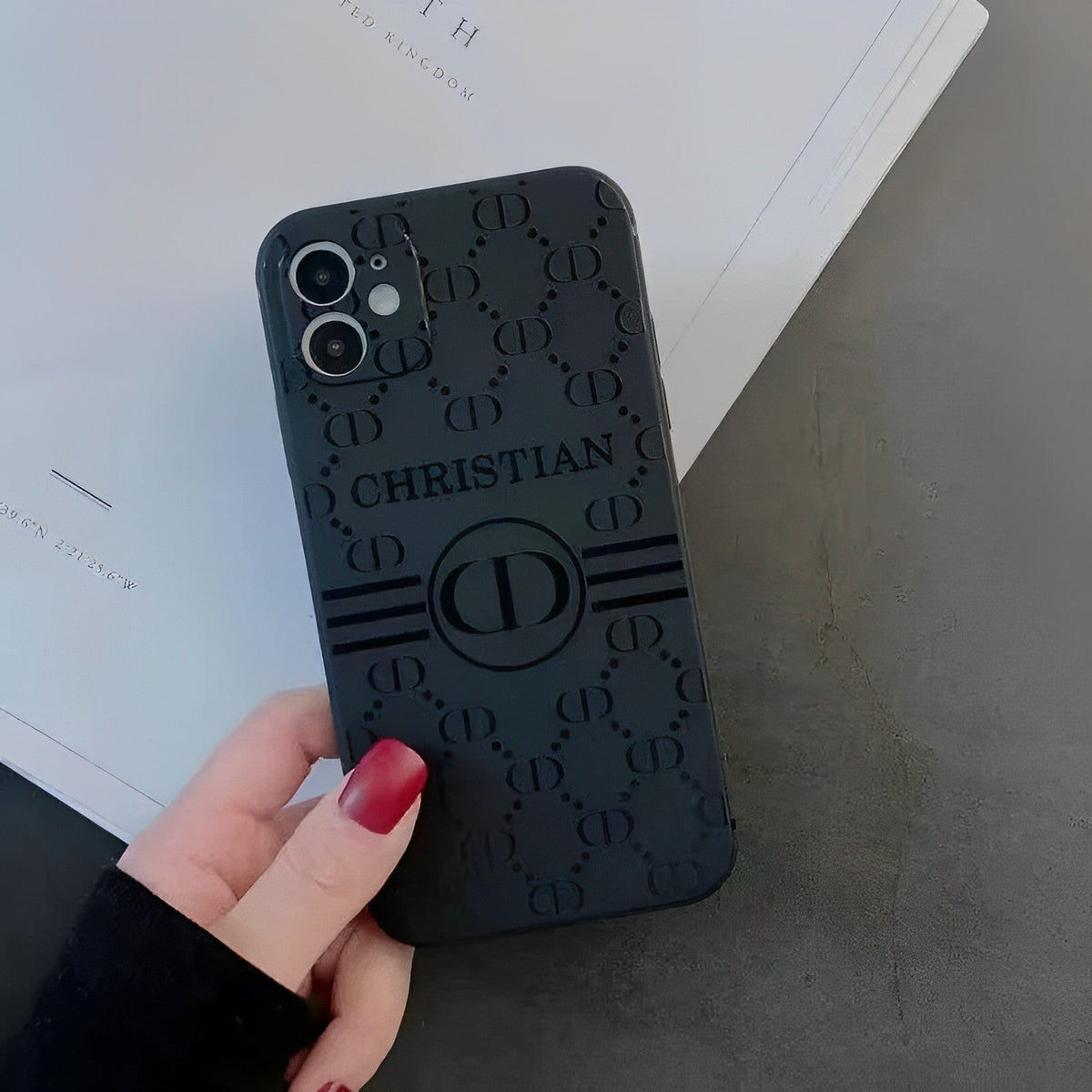 Louis Vuitton iPhone 13 case – monogram premium leather LV monogram designer phone cover