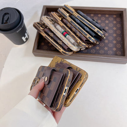 Louis Vuitton iPhone 14 case – luxury premium leather LV monogram designer phone cover