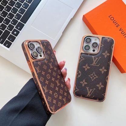 Louis Vuitton iPhone 14 case – luxury slim shockproof LV monogram designer phone cover