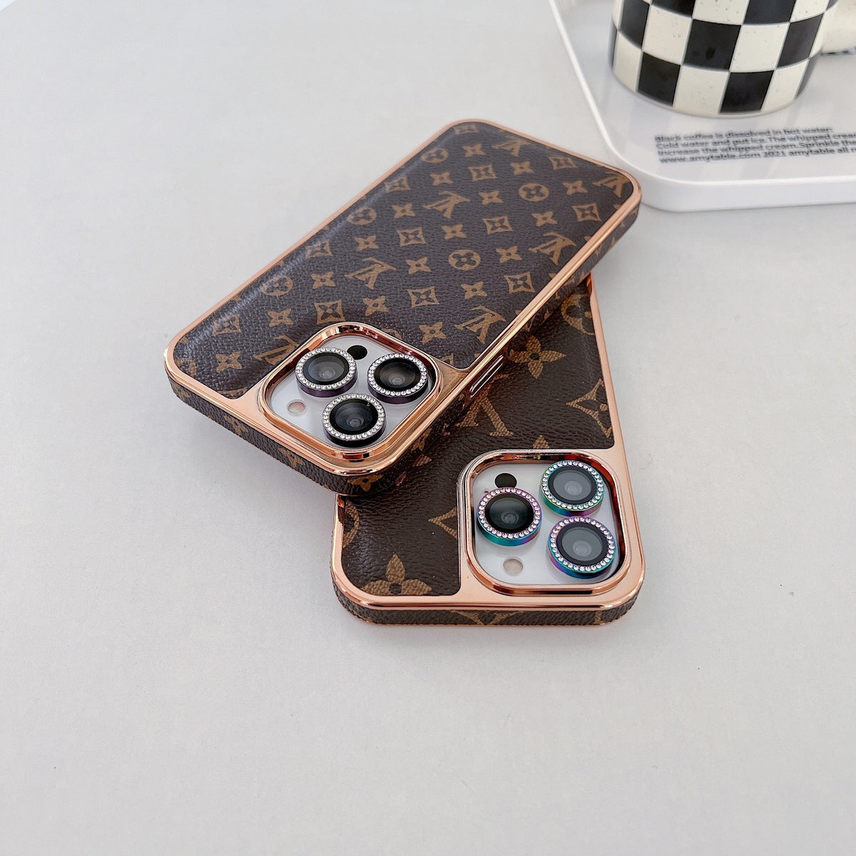 Louis Vuitton iPhone 14 case – luxury slim shockproof LV monogram designer phone cover