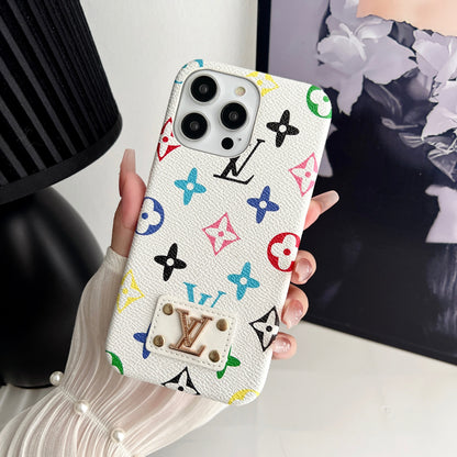 Louis Vuitton iPhone 15 case – monogram slim shockproof LV monogram designer phone cover