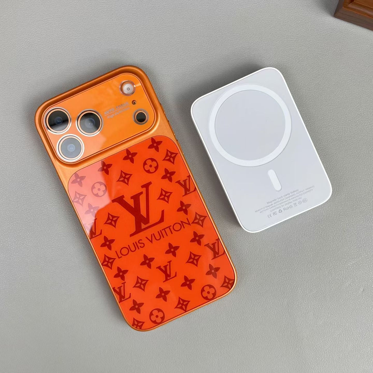 Louis Vuitton iPhone 17 Air case – luxury designer magsafe LV monogram designer phone cover