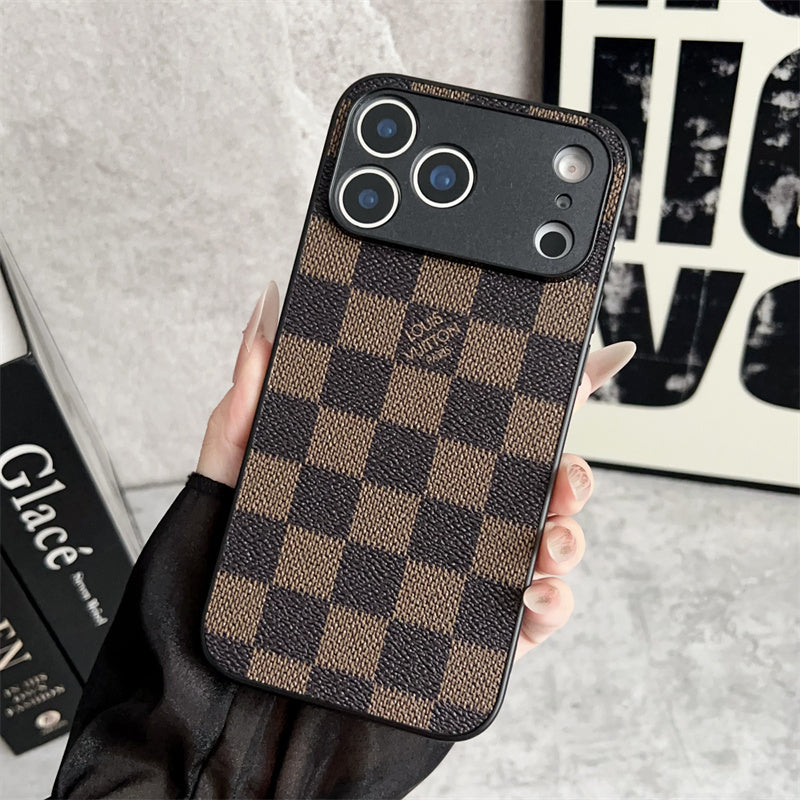 Louis Vuitton iPhone 17 Air case – luxury leather slim LV monogram designer phone cover