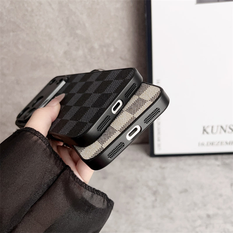 Louis Vuitton iPhone 17 Air case – luxury leather slim LV monogram designer phone cover