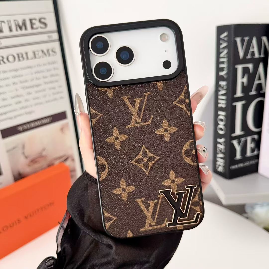 Louis Vuitton iPhone 17 Air case – luxury premium leather LV monogram designer phone cover