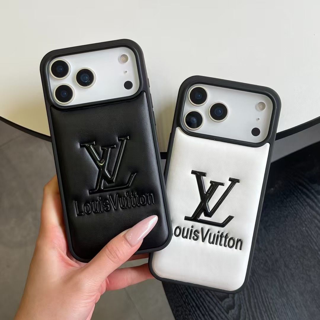 Louis Vuitton iPhone 17 Air case – luxury premium leather LV monogram designer phone cover