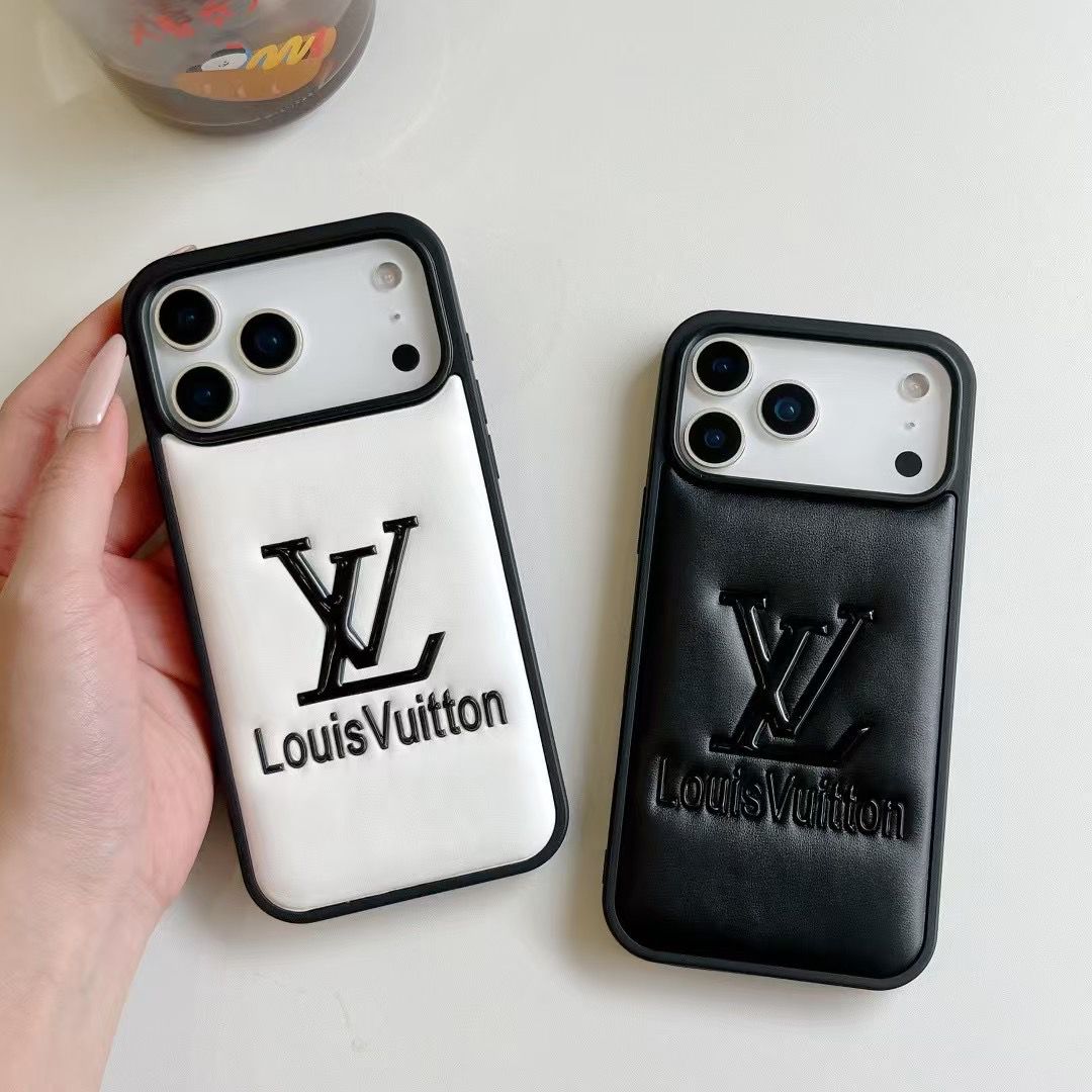 Louis Vuitton iPhone 17 Air case – luxury premium leather LV monogram designer phone cover