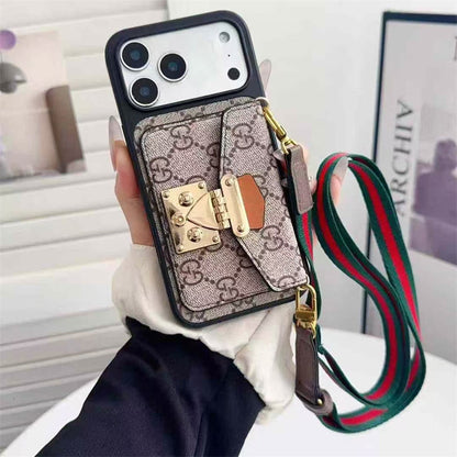 Louis Vuitton iPhone 17 case – card holder designer magsafe LV monogram designer phone cover