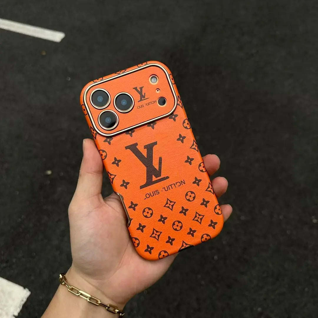Louis Vuitton iPhone 17 case – card holder designer premium LV monogram designer phone cover