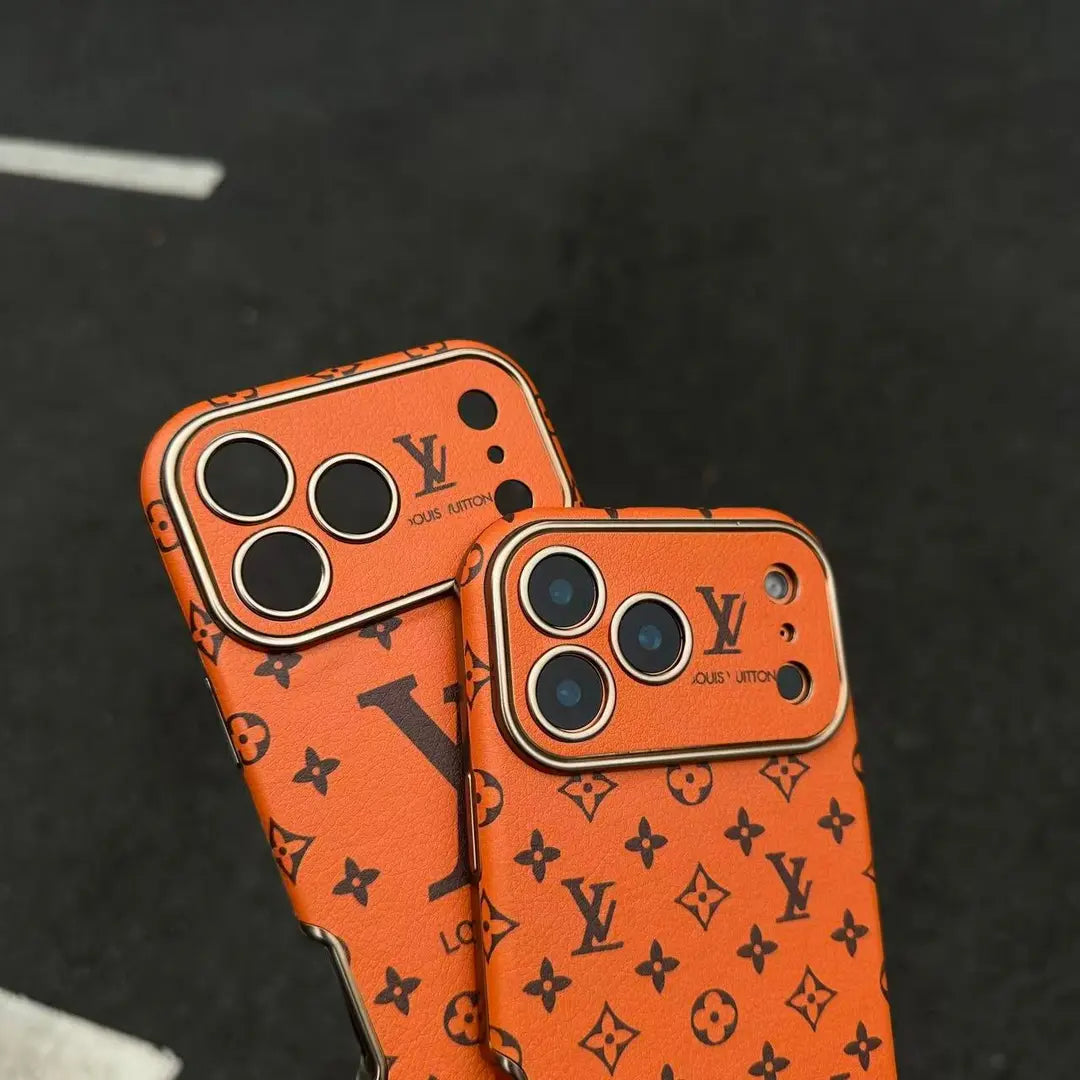 Louis Vuitton iPhone 17 case – card holder leather slim LV monogram designer phone cover