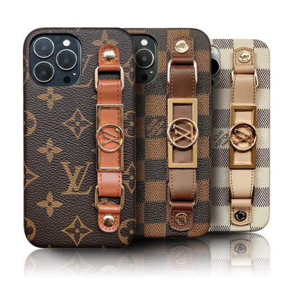 Louis Vuitton iPhone 17 case – card holder leather slim LV monogram designer phone cover