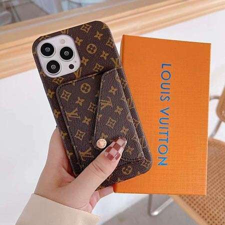 Louis Vuitton iPhone 17 case – card holder premium leather LV monogram designer phone cover
