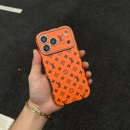 Louis Vuitton iPhone 17 case – card holder slim shockproof LV monogram designer phone cover