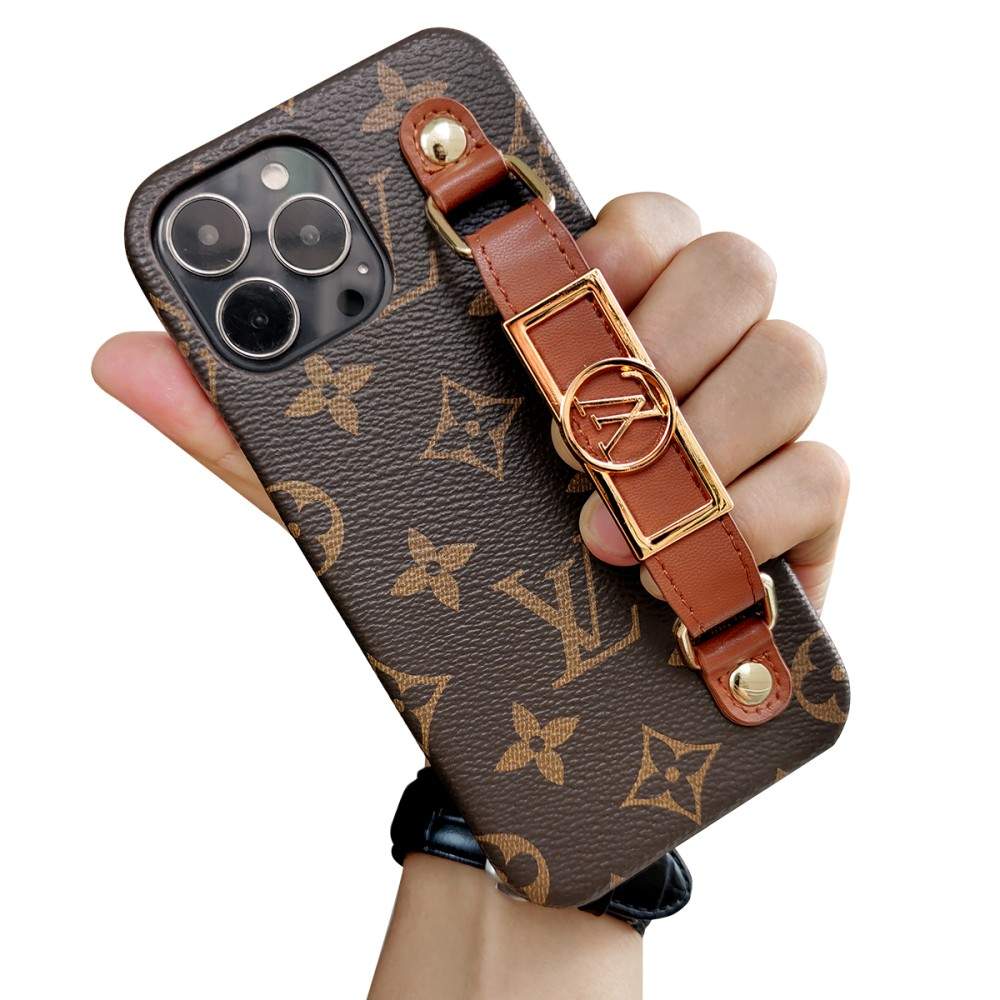 Louis Vuitton iPhone 17 case – card holder slim shockproof LV monogram designer phone cover