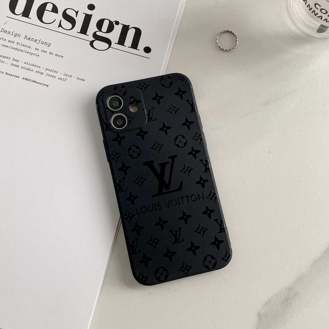 Louis Vuitton iPhone 17 Pro case – card holder premium leather LV monogram designer phone cover