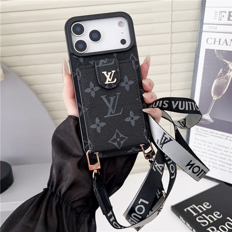 Louis Vuitton iPhone 17 Pro case – luxury leather slim LV monogram designer phone cover