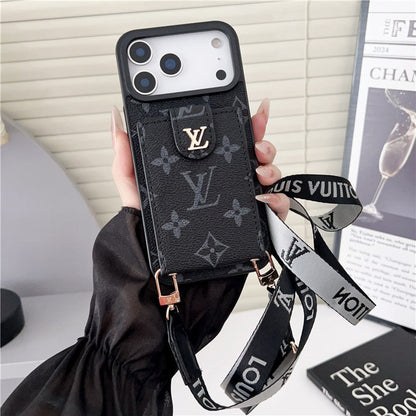 Louis Vuitton iPhone 17 Pro case – luxury leather slim LV monogram designer phone cover