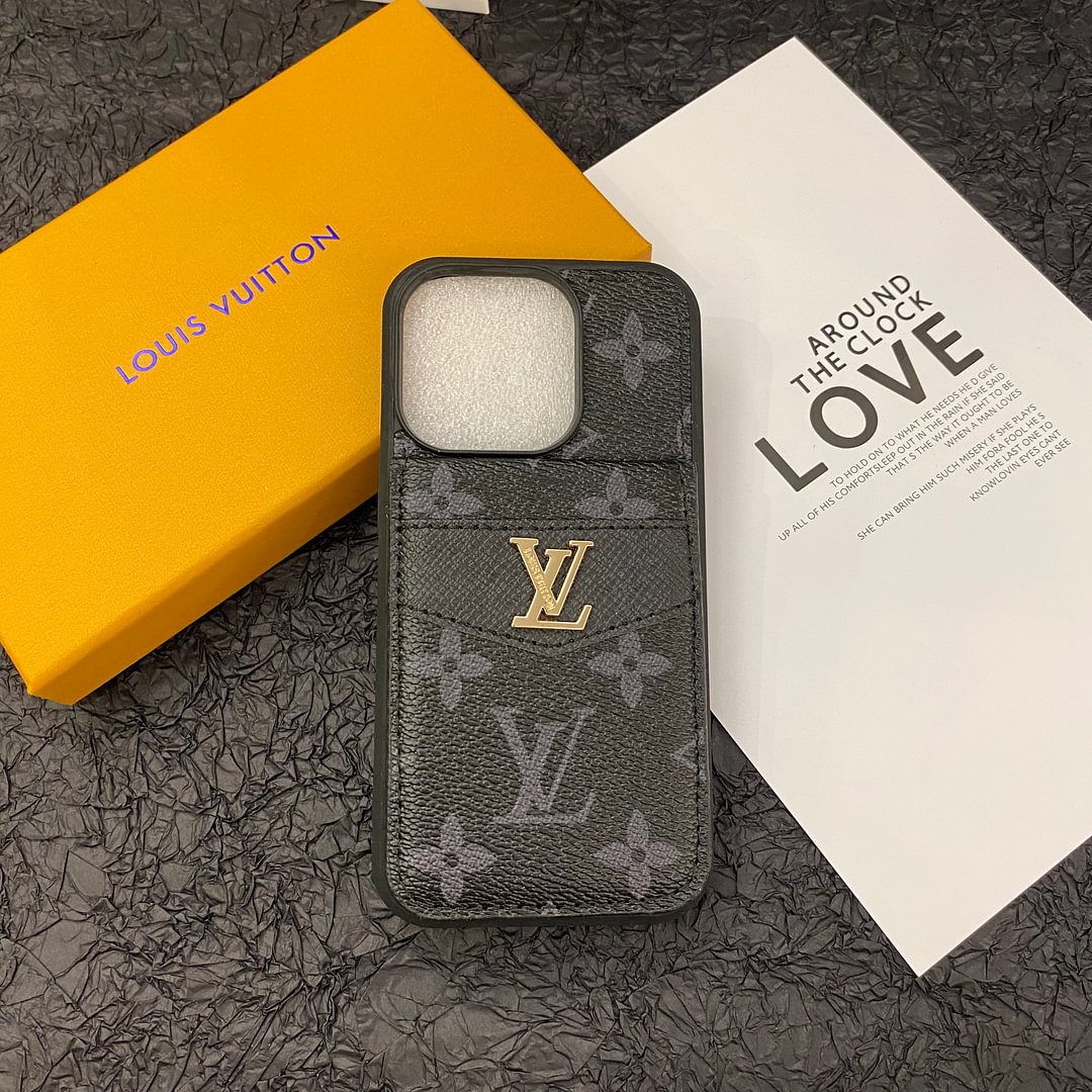 Louis Vuitton iPhone 17 Pro Max case – luxury premium leather LV monogram designer phone cover