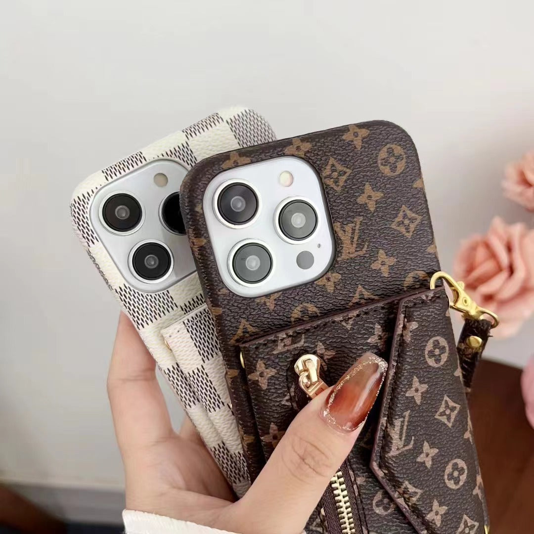 Louis Vuitton iPhone 17 Pro Max case – monogram slim shockproof LV monogram designer phone cover