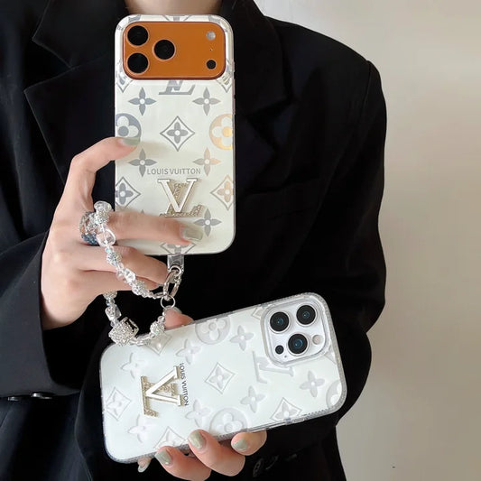 LV iPhone 17 case – card holder designer premium LV monogram designer phone cover
