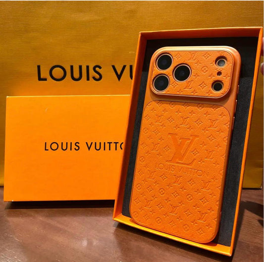 LV iPhone 17 case – card holder leather slim LV monogram designer phone cover