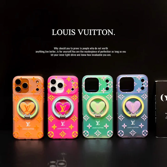 Louis Vuitton iPhone 17 Pro case – card holder magsafe shockproof LV monogram designer phone cover