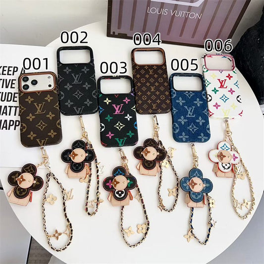 Louis Vuitton iPhone 17 Pro case – card holder slim shockproof LV monogram designer phone cover