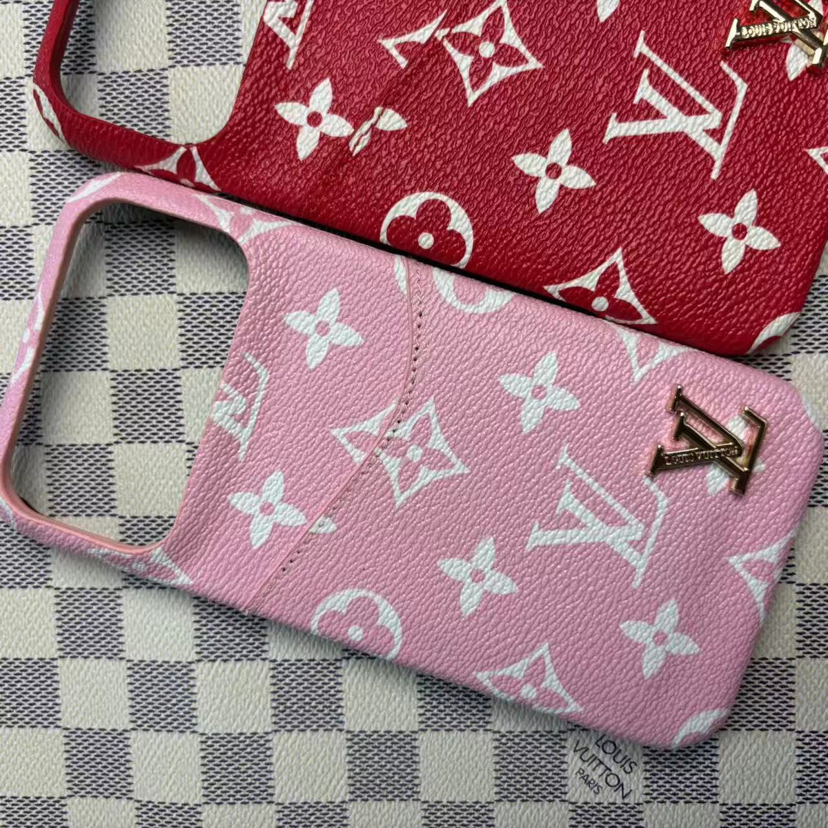 LV iPhone 17 Pro Max case – card holder designer magsafe LV monogram designer phone cover