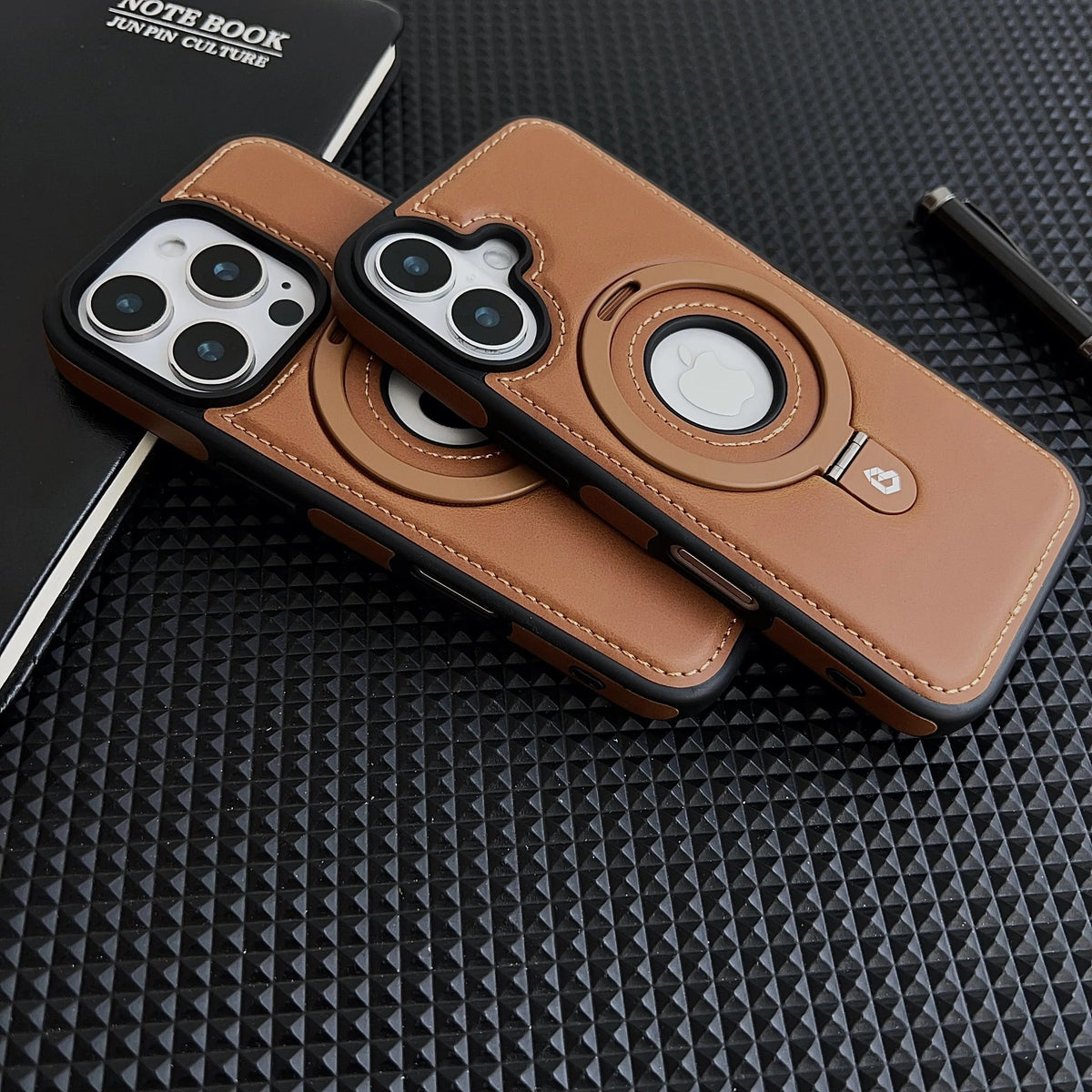 Luxurious Invisible Stand Phone Case For iPhone 17 / 16 / 15 / 14
